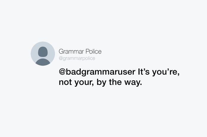 grammar police tweet