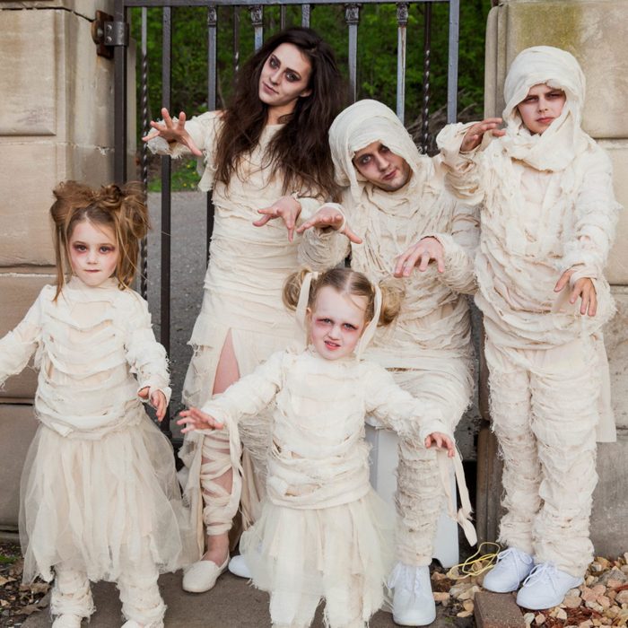 mummy family halloween costume