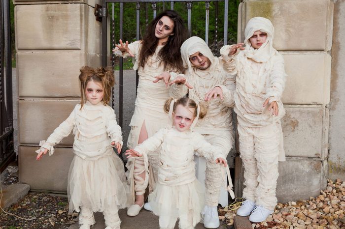 mummy family halloween costume