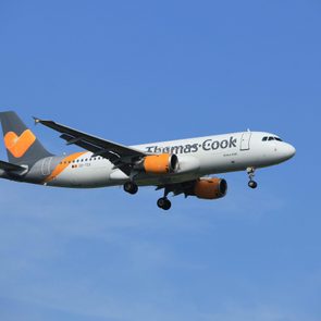 thomas cook airplane plane in flight flying bankrupt