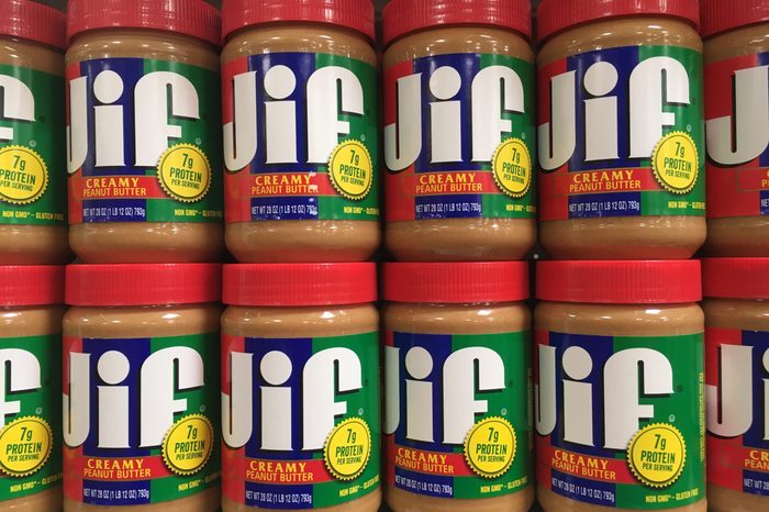 JIF peanut butter