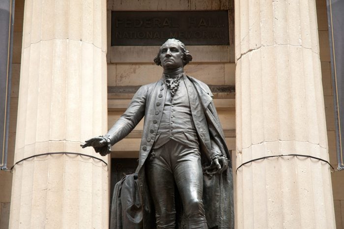 Federal Hall and George Washington statue