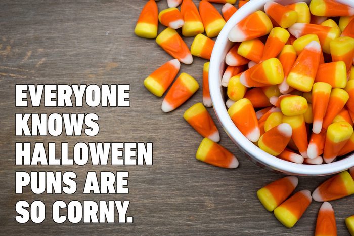 candy corn halloween pun