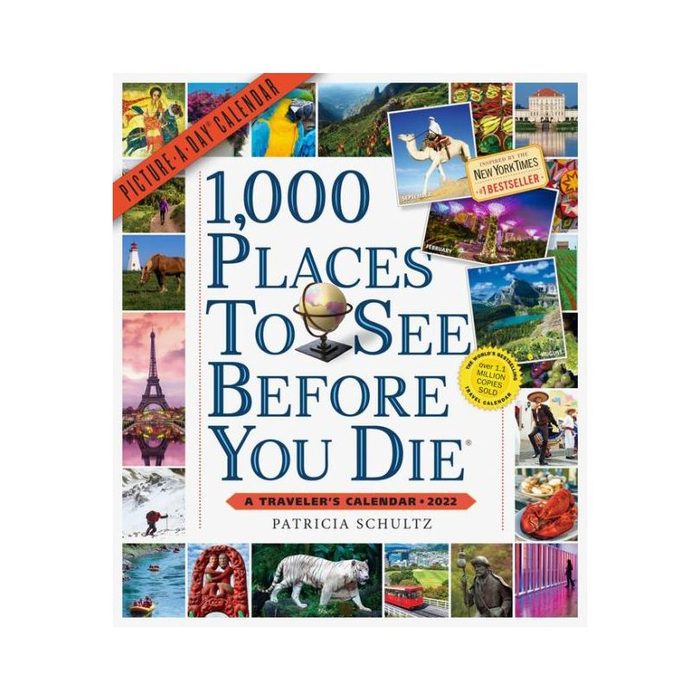 1,000 Places to See Before You Die 2022 Desk Calendar
