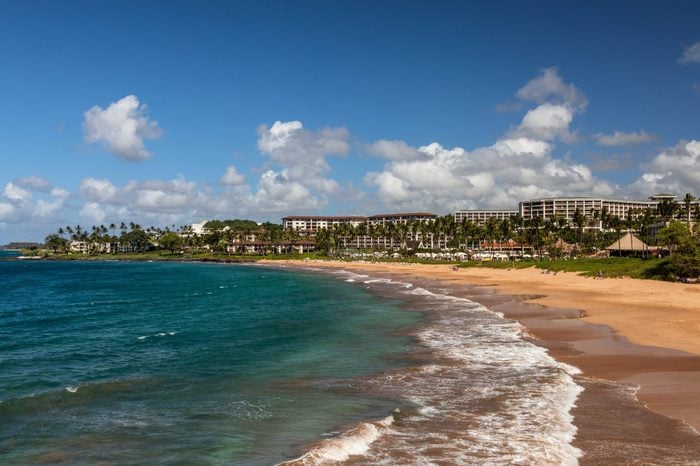 Beautiful beach at Wailea, Maui, Hawaii