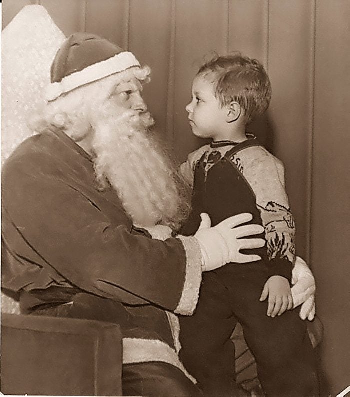 vintage santa photo