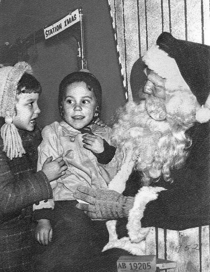 vintage santa photo