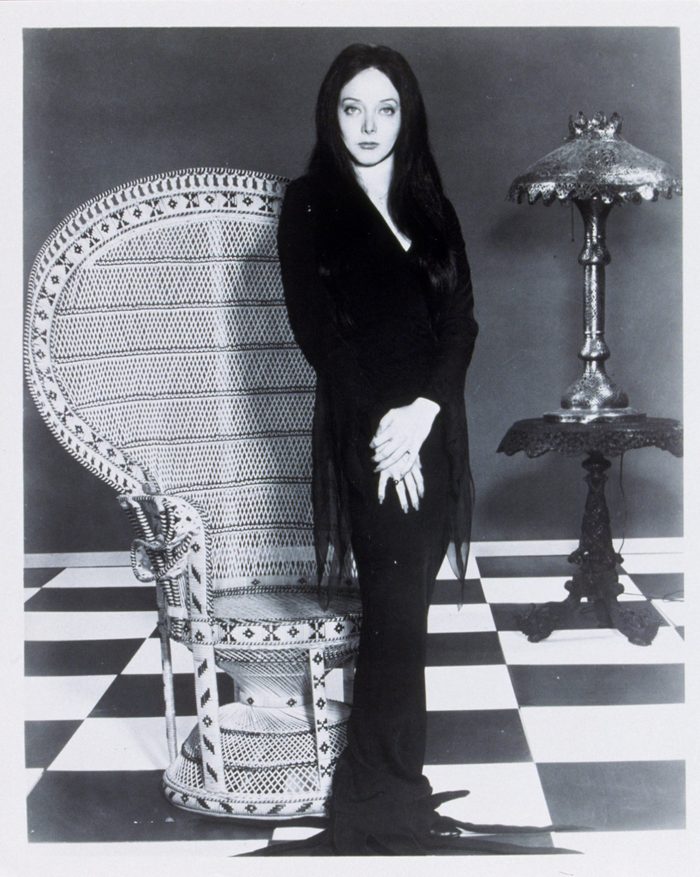 Editorial use only Mandatory Credit: Photo by Snap/Shutterstock (390873nm) FILM STILLS OF 'ADDAMS FAMILY - TV' WITH 1964, CHARACTER, CAROLYN JONES, MORTICIA FRUMP ADDAMS IN 1964 VARIOUS