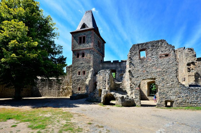 castle "Frankenstein" Odenwald , Germany