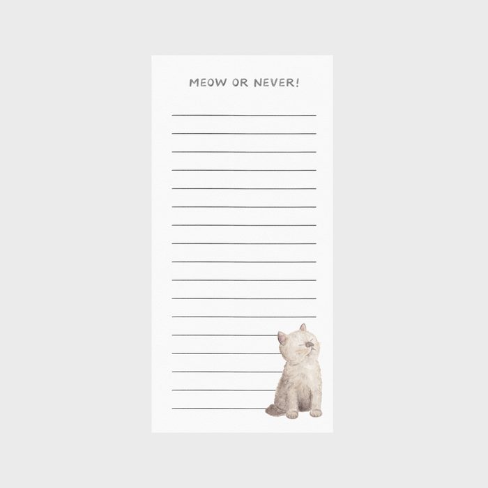 Amy Zhang Meow Or Never To Do List Notepad