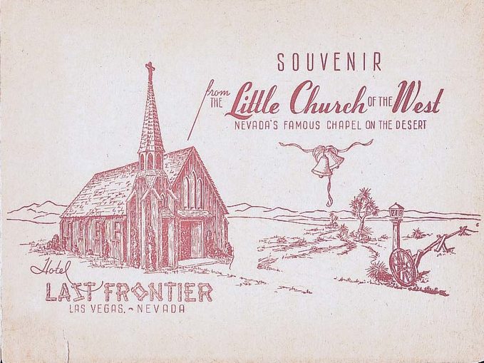The Little Church of the West Souvenir card