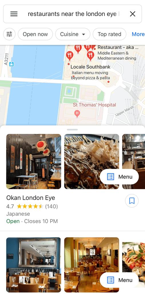 google maps "near"