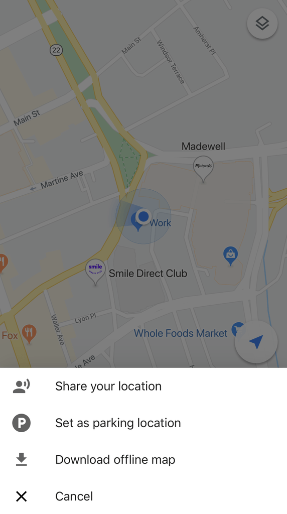 google maps share your location
