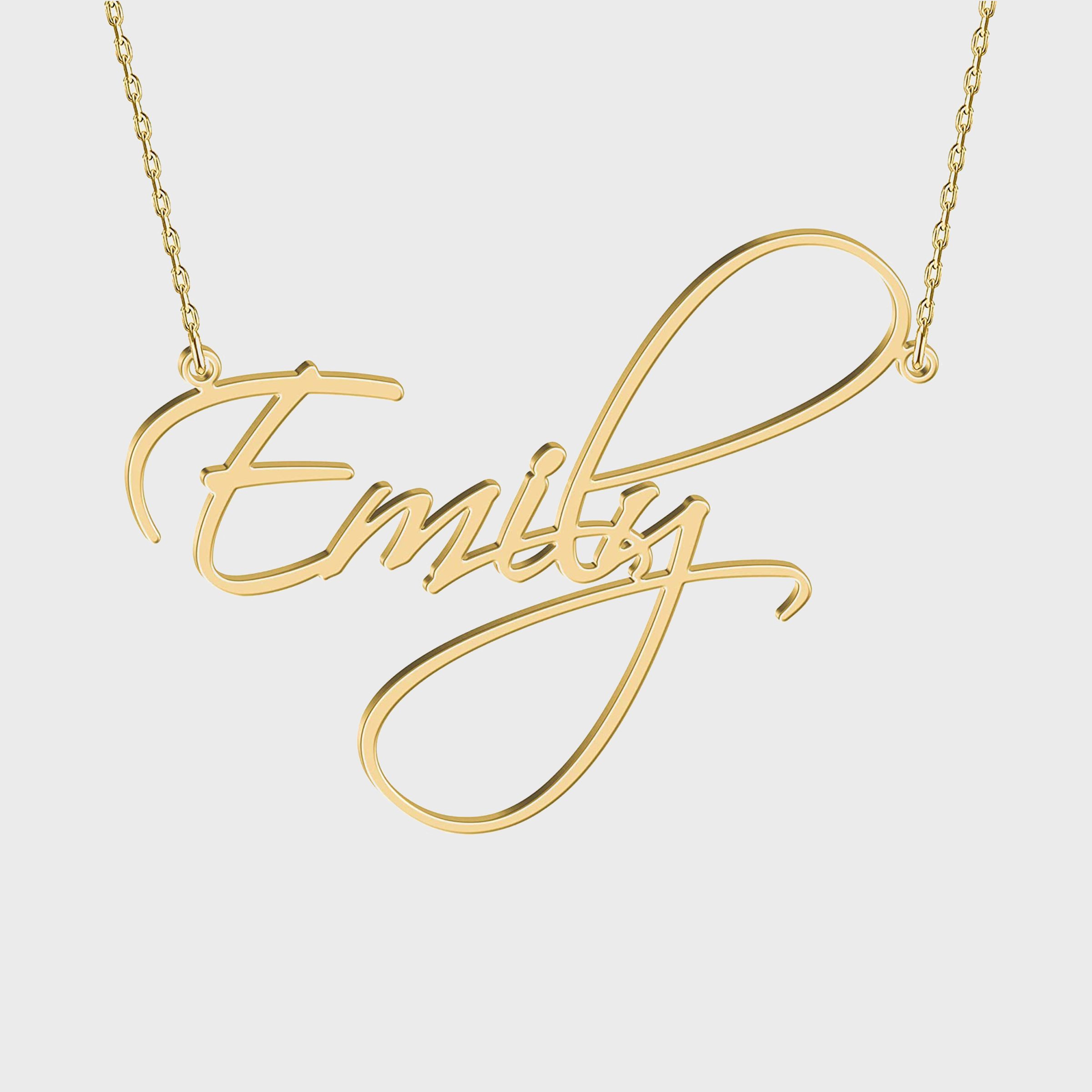 Joelle Jewelry Design Sterling Silver Name Necklace