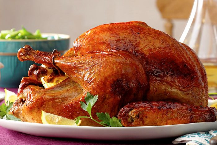 Marinated Thanksgiving turkey