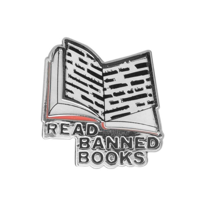 Out Of Print Read Banned Books Pin