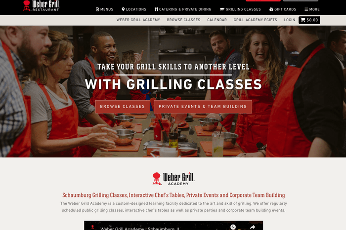 weber grill classes