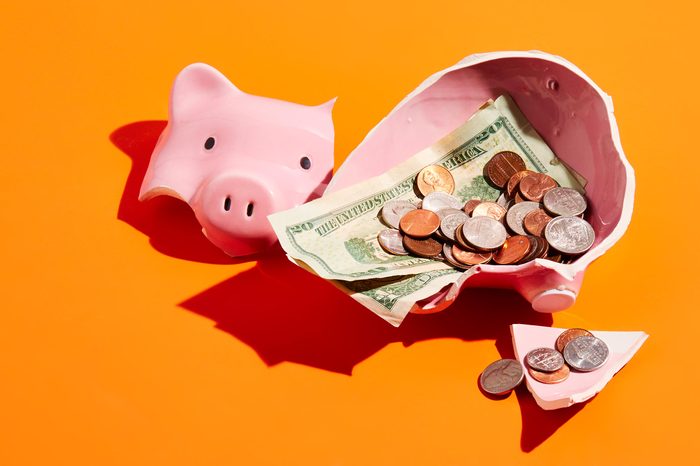 smashed piggy bank concept photography by sarah anne ward