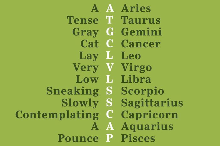 zodiac signs mnemonic device