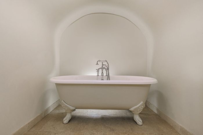 luxury vintage bathtub in a bathroom