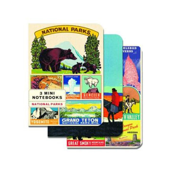 Cavallini & Co. National Parks Mini Notebooks Via Barnesandnoble.com