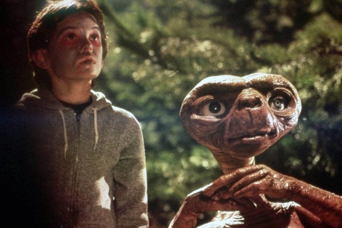 Editorial use only. No book cover usage. Mandatory Credit: Photo by Universal/Kobal/Shutterstock (5886045h) Henry Thomas Et The Extra-Terrestrial - 1982 Director: Steven Spielberg Universal USA Scene Still Et The Extra Terrestrial / E.T. E.T. l'extraterrestre