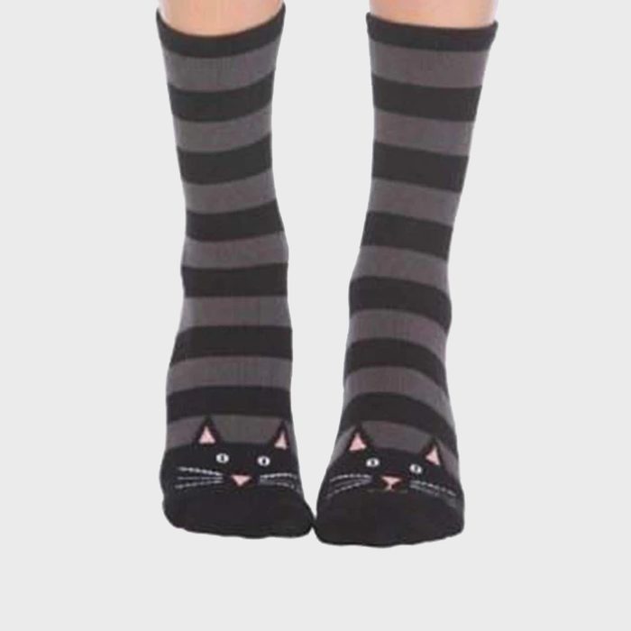 John's Crazy Socks Cat Slipper Socks