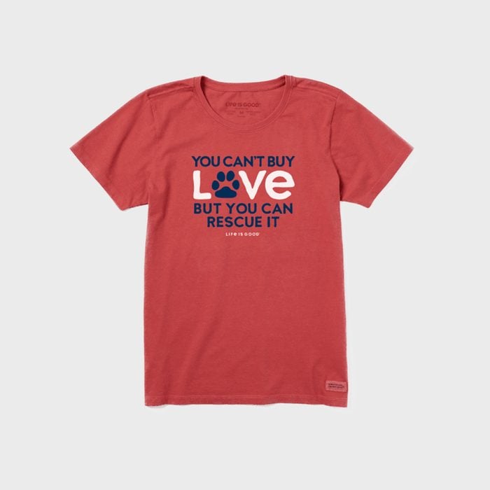 Life Is Good Women's You Can Rescue Love Crusher Tee