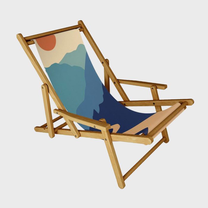 Mountains And Rivers Chair Via Society6