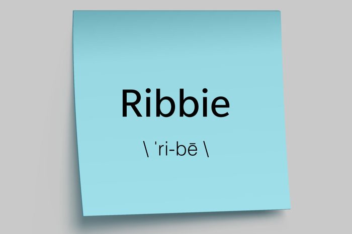 ribbie sticky note