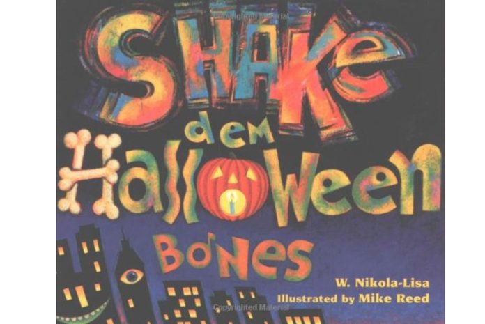 Shake dem Halloween Bones by W. Nikola-Lisa and illustrated by Mike Reed