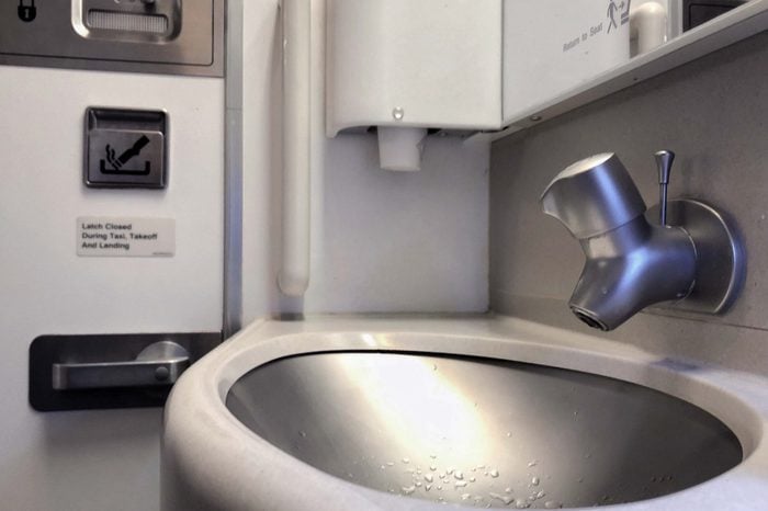 airplane bathroom sink