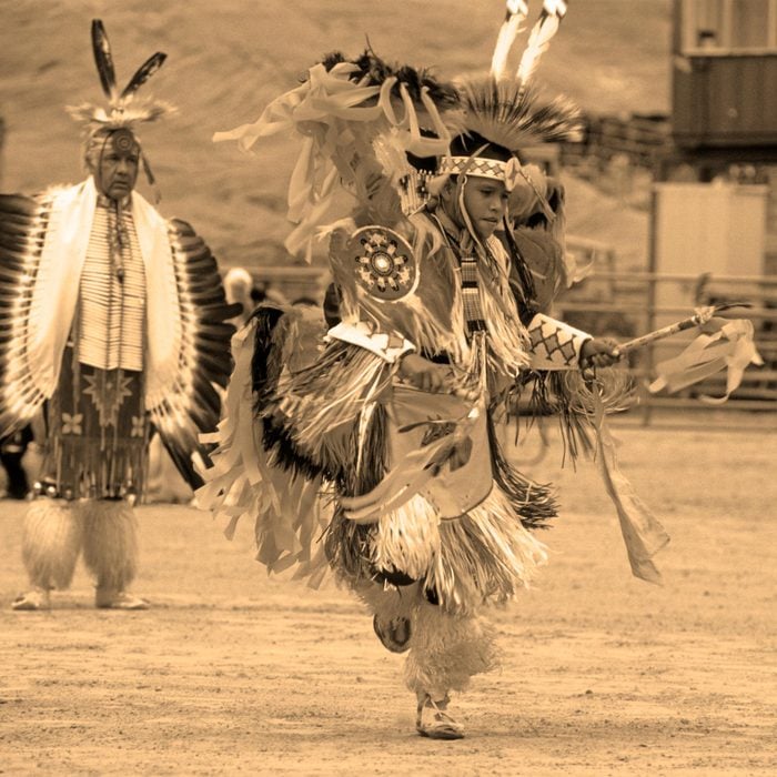 Navajo Pow Wow, (Pow Wow is a gathering of Native Americans), in Gallup. New Mexico, America. Mar 2007