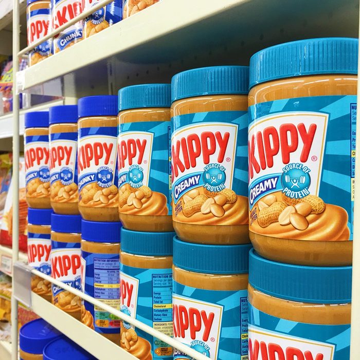 Skippy brand chunky peanut butter