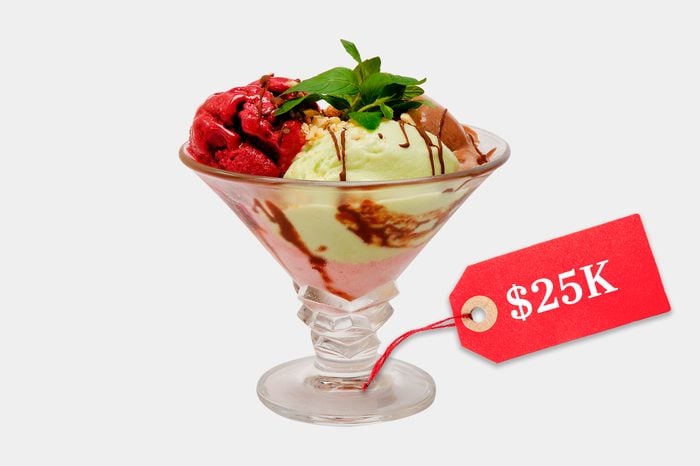 unreasonably expensive ice cream sundae