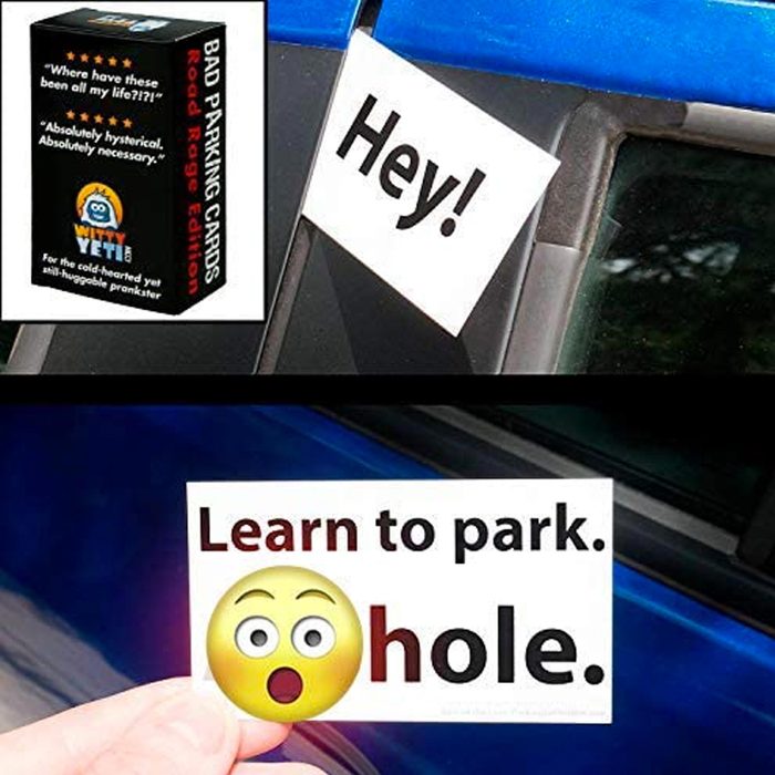 Witty Yeti Bad Parking Business Cards