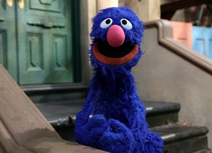 Mandatory Credit: Photo by Richard Drew/AP/Shutterstock (6287109a) Grover Grover is posed on the set of "Sesame Street," in New York. Earning money is one of the financial fundamentals that is part of "For Me, For You, For Later," a new project featuring Grover, Elmo, Cookie Monster and their Muppet pals Family Finance Sesame Street, New York, USA