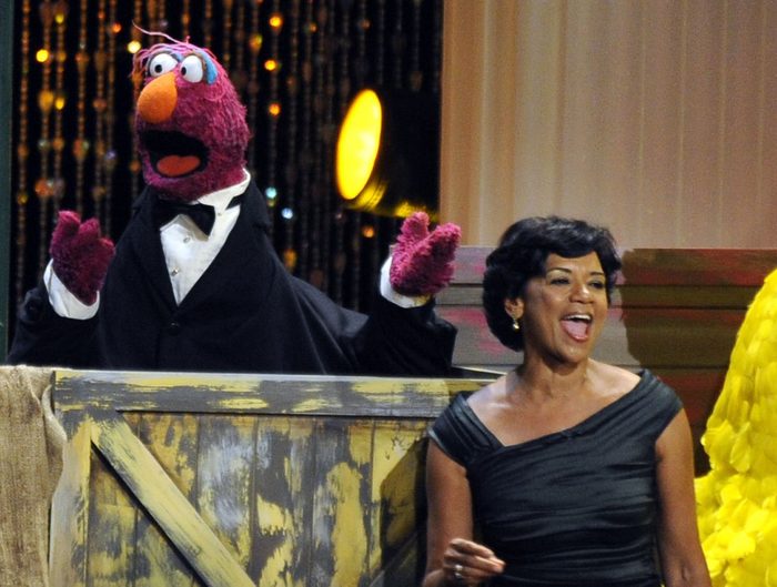 Mandatory Credit: Photo by Chris Pizzello/AP/Shutterstock (6347968a) Sonia Manzano Actress Sonia Manzano, right, performs at the Daytime Emmy Awards in Los Angeles. Manzano, who has played the role of Maria on the groundbreaking kid show "Sesame Street" since 1971, is retiring. Manzano broke the news at the American Library Association's annual conference Sesame Street Sonia Manzano, Los Angeles, USA