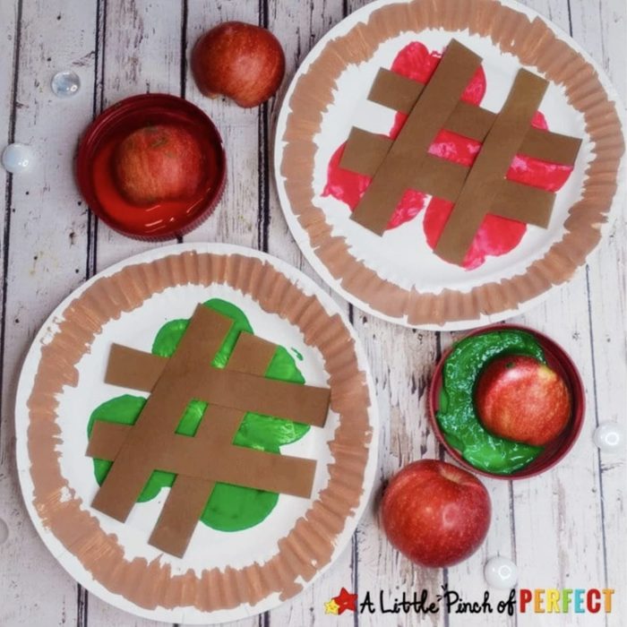 Apple Pie Paper Plate Kids Craft A Little Pinch Of Perfect