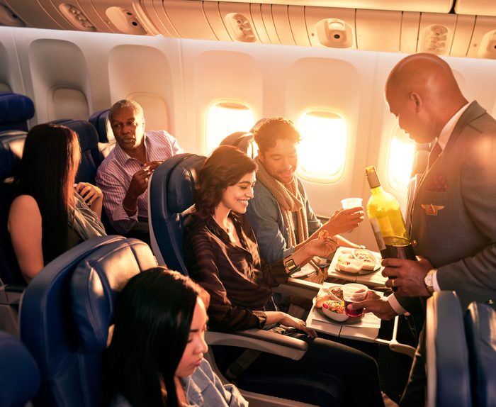 Delta air lines international travel luxury