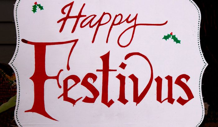 happy festivus sign