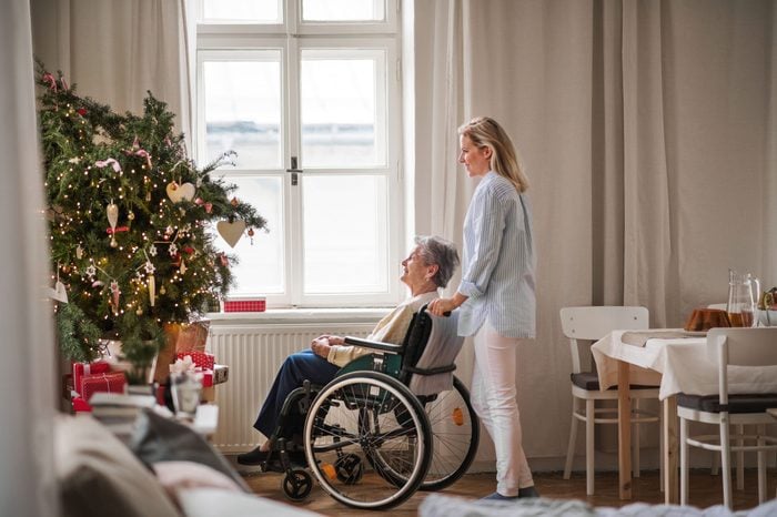 nursing home during christmas