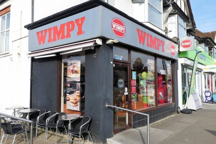 wimpy burgers UK fast food