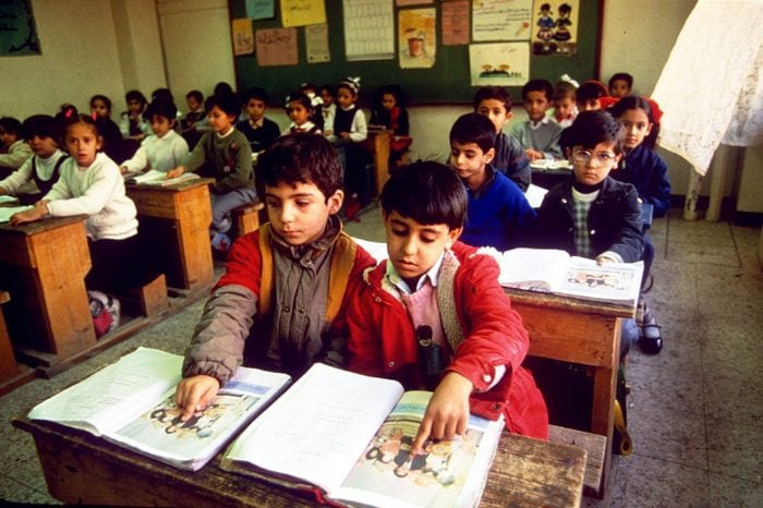 Iraq school classroom