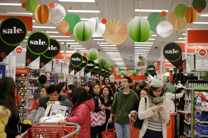 target holiday shopping sales