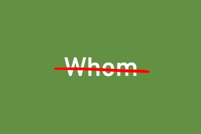 crossed out word "whom"