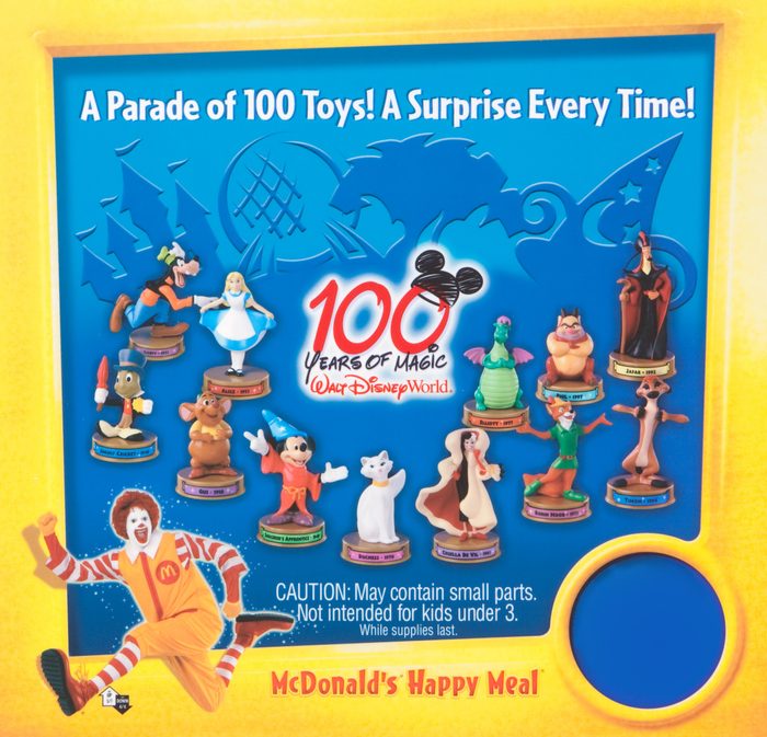 100 years of magic happy meal toy
