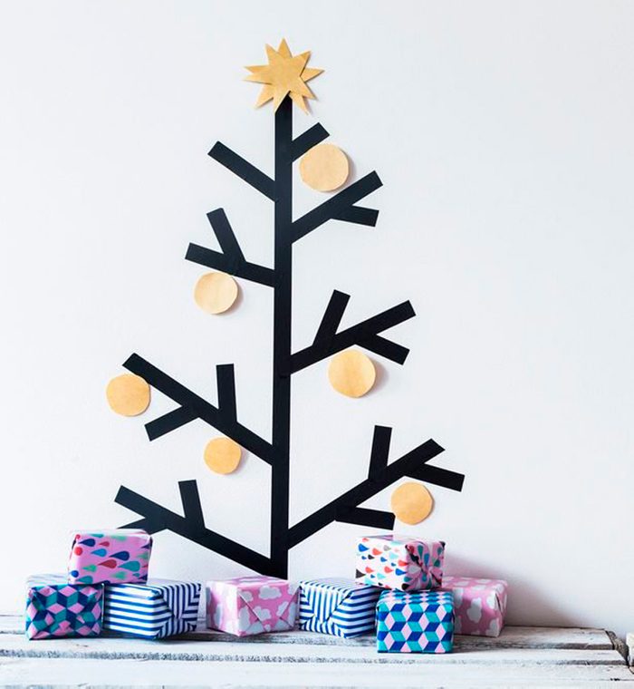 washi tape alternative christmas tree