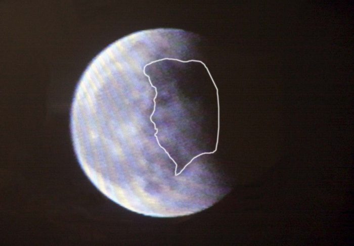 Mandatory Credit: Photo by Shutterstock (331920d) AN IMPRESSION OF THE KING - ELVIS ON THE MOON DURING THE ECLIPSE EARLIER IN THE MONTH CAPTURED BY NORMAN CROSSLAND FROM WIGAN ON HIS VIDEO CAMERA 01/01/01 AN IMPRESSION OF THE KING.. ELVIS ON THE MOON DURING THE ECLIPSE EARLIER IN THE MONTH CAPTURED BY NORMAN CROSSLAND FROM WIGAN ON HIS VIDEO CAMERA 01/01/01