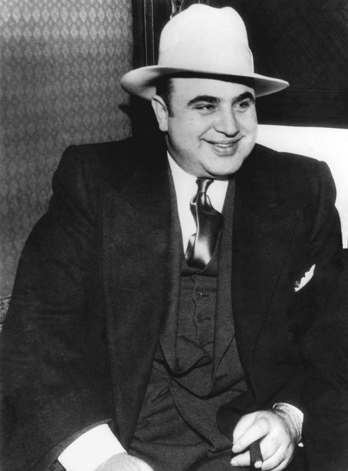 Mandatory Credit: Photo by Underwood Archives/UIG/Shutterstock (3838110a) Chicago, Illinois: January 1, 1930. A portrait of American gangster, Al Capone. VARIOUS
